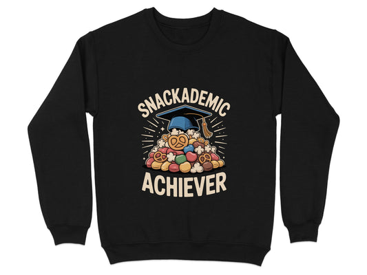 Snackademic Achiever Sweatshirt with Fun Graphic product type