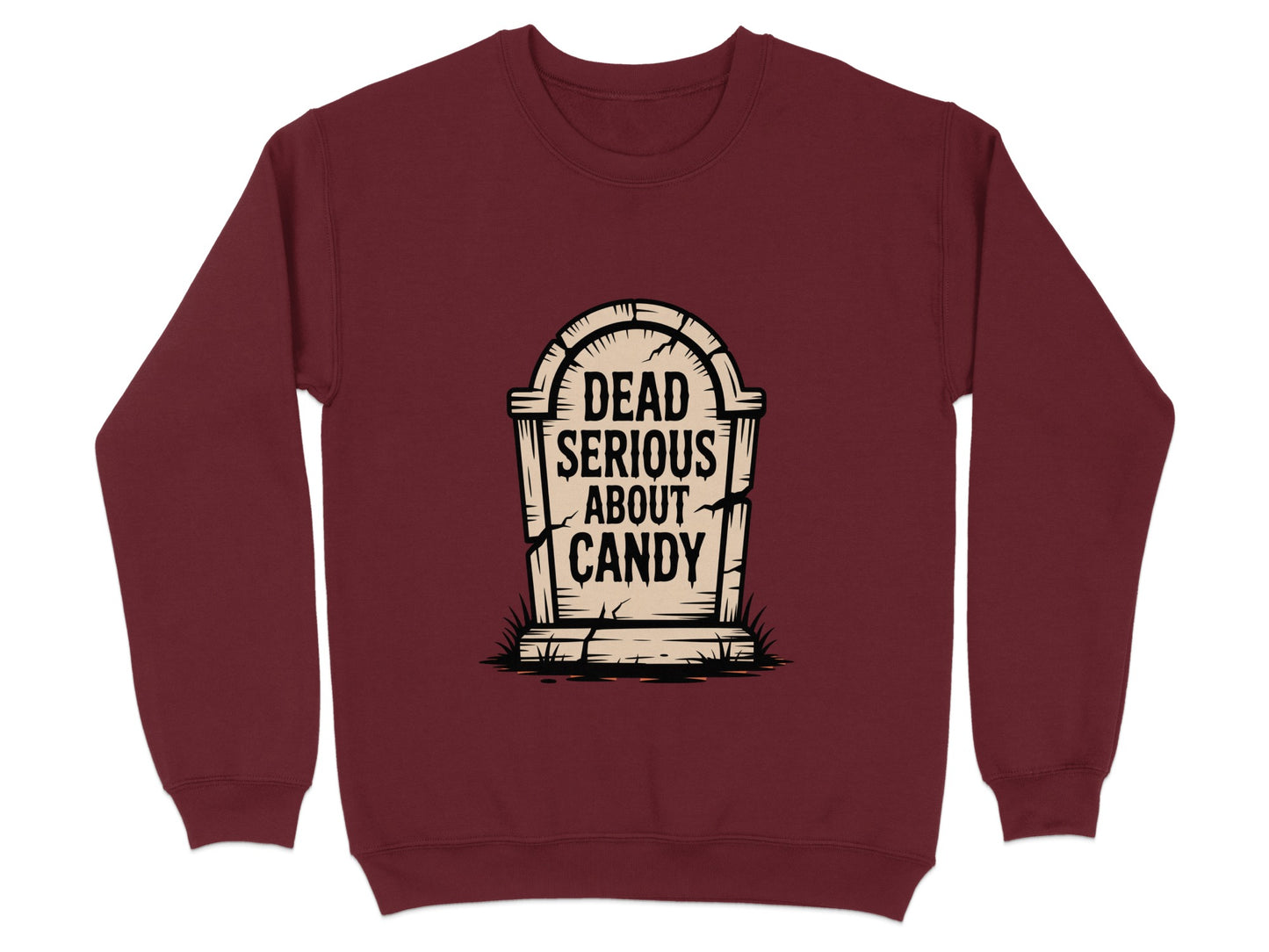 Dead Serious About Candy Gravestone Sweatshirt product