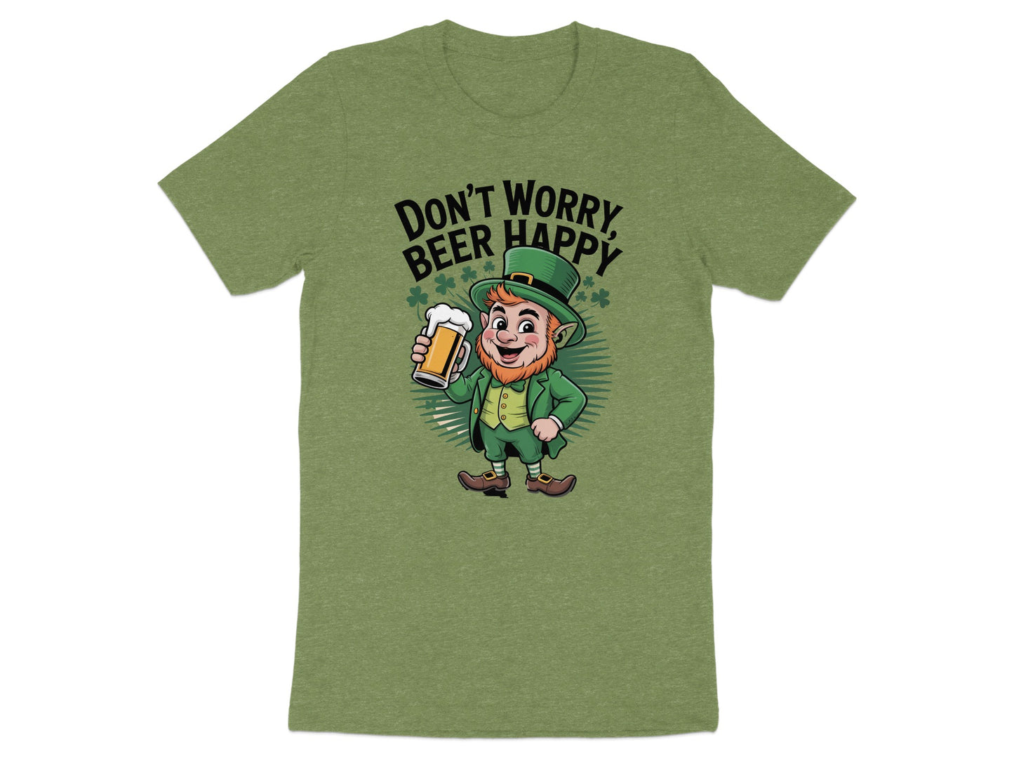 Don't Worry Beer Happy Graphic T-Shirt Product