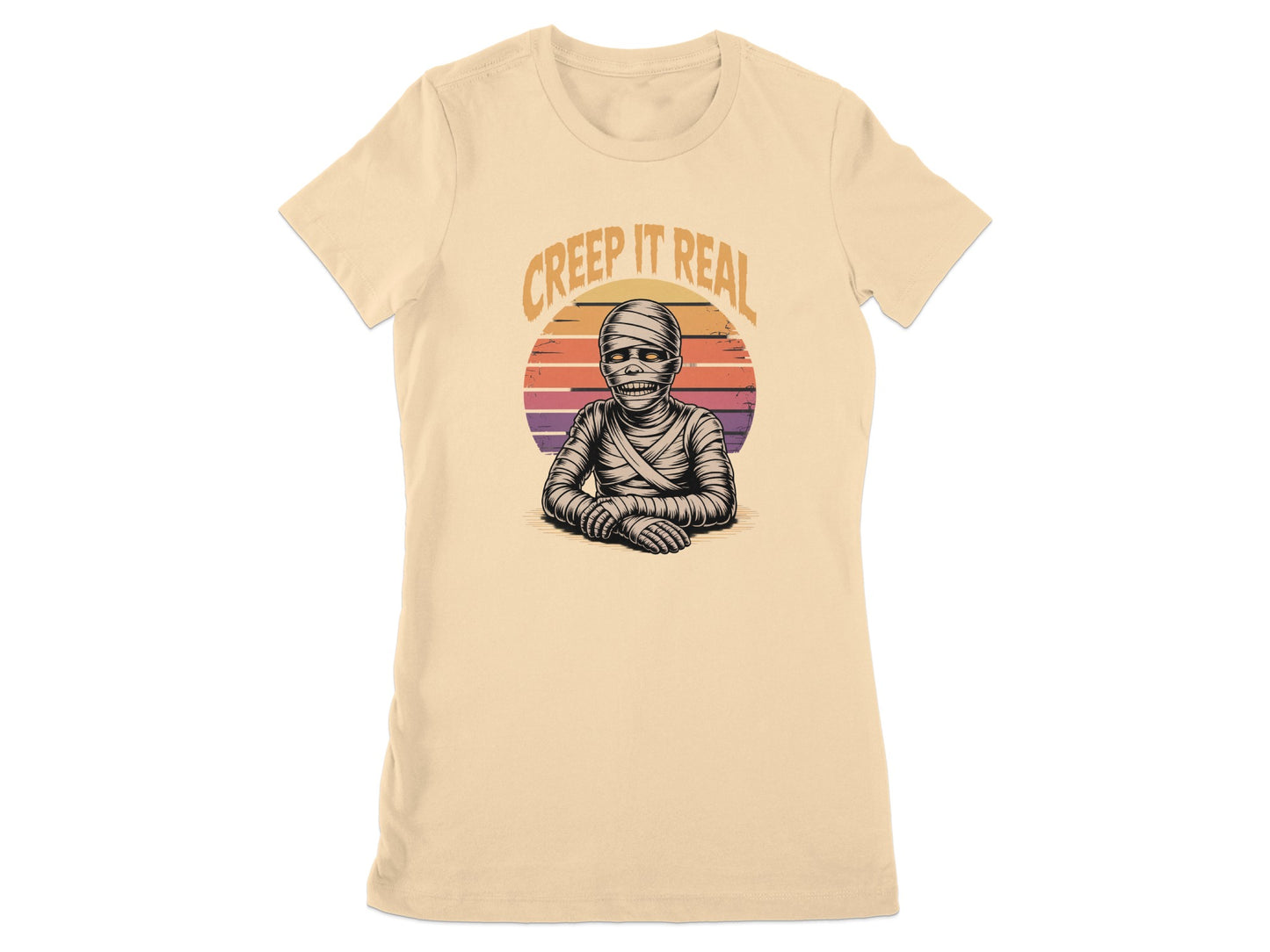 Creep It Real Mummy Graphic Tee Halloween product