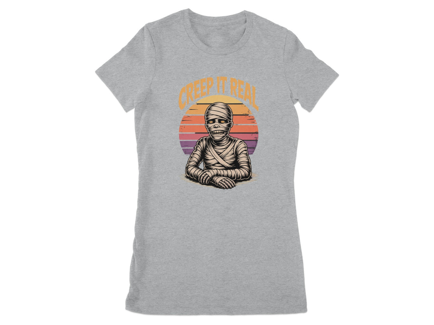 Creep It Real Mummy Graphic T-Shirt Novelty Product