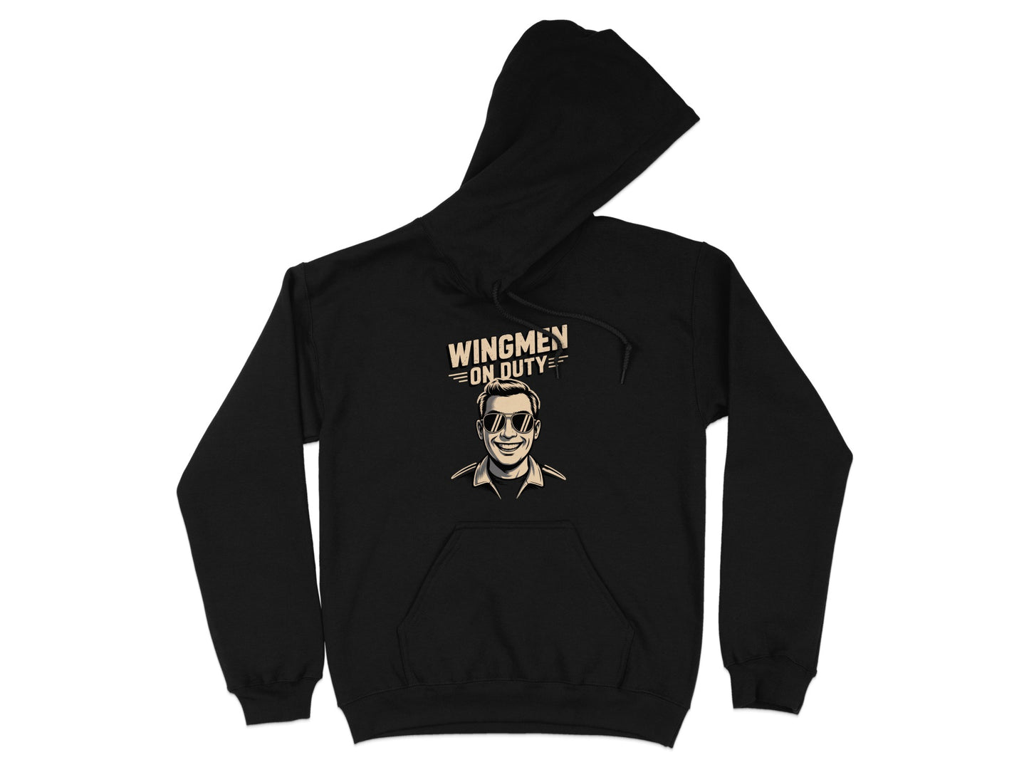 Wingmen On Duty Graphic Hooded Sweatshirt product