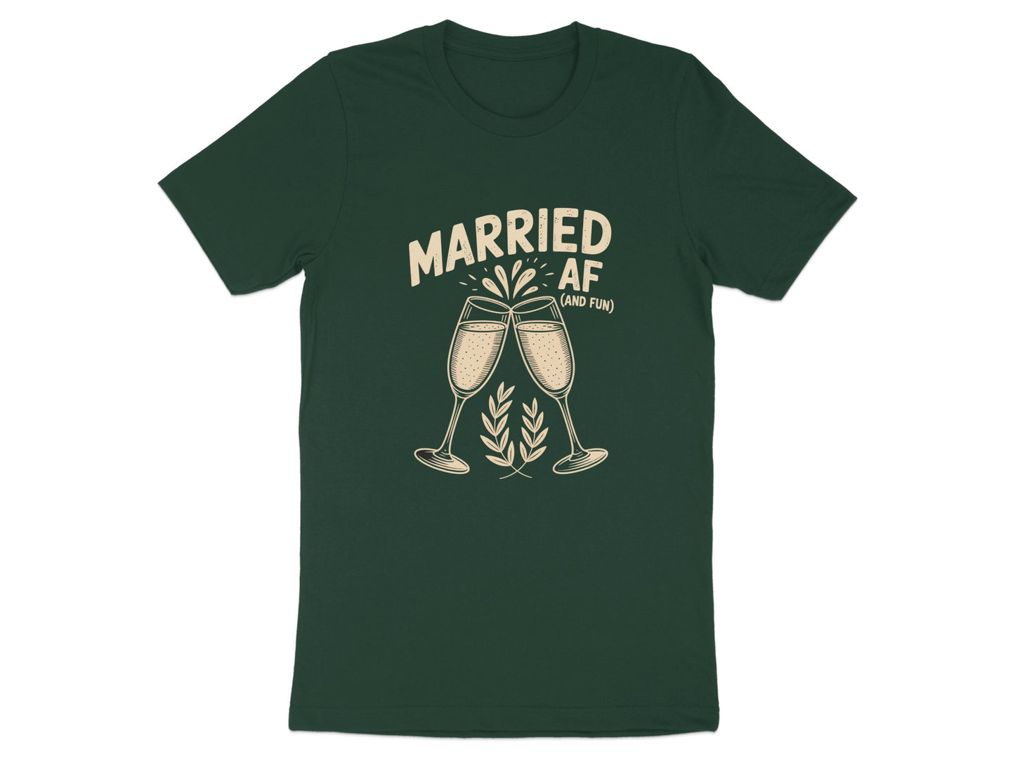 Married AF And Fun Graphic Tee Shirt product type