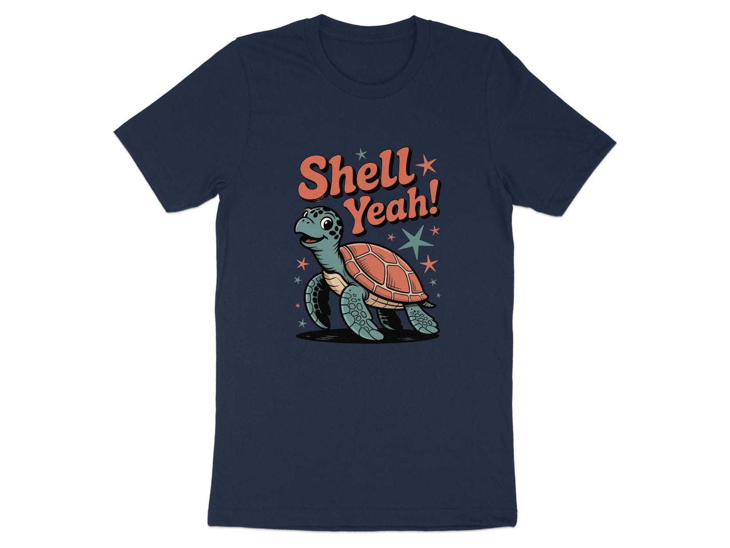 Shell Yeah Turtle Graphic Printed T-Shirt product