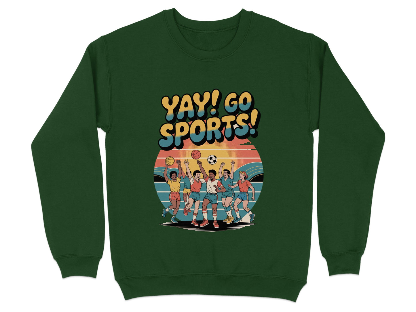 Yay Go Sports Graphic Sweatshirt Unisex product
