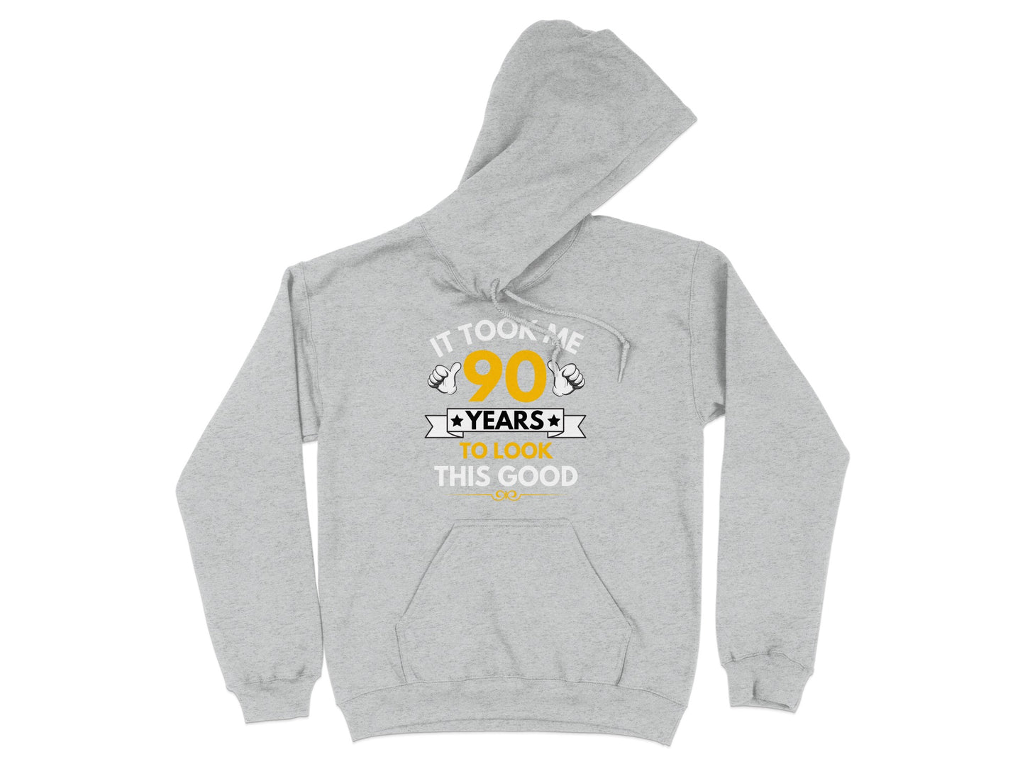 90 Years To Look This Good Printed Hoodie product