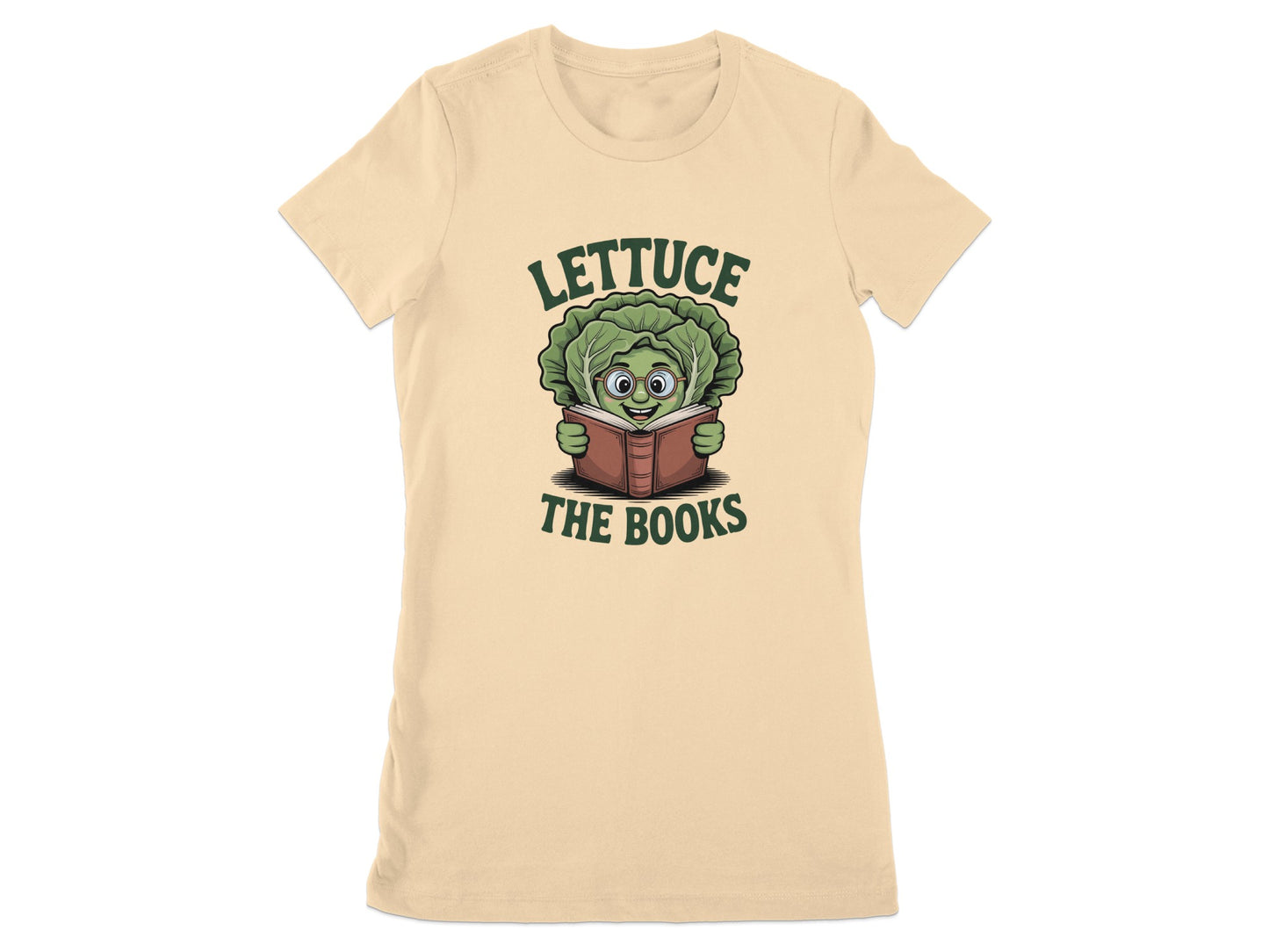 Lettuce the Books Graphic Tee Funny T-Shirt product type
