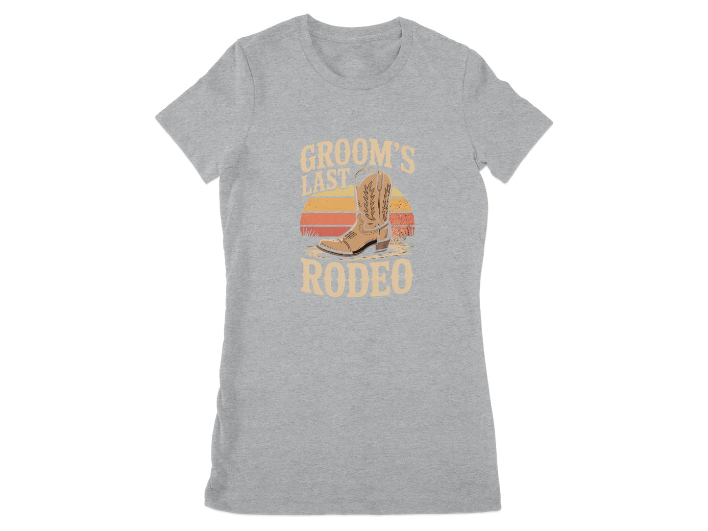 Groom's Last Rodeo Printed T-Shirt product