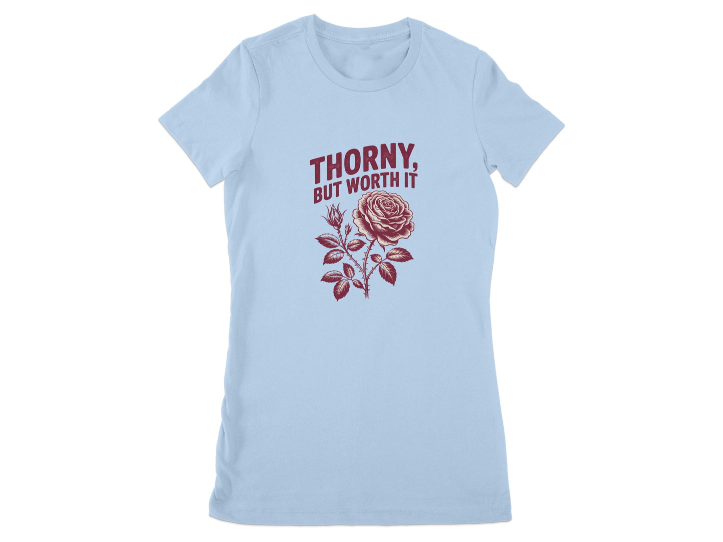 Thorny But Worth It Rose Graphic T-shirt product type