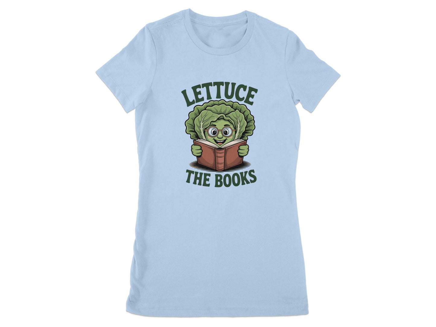 Lettuce The Books Funny T-Shirt Product type