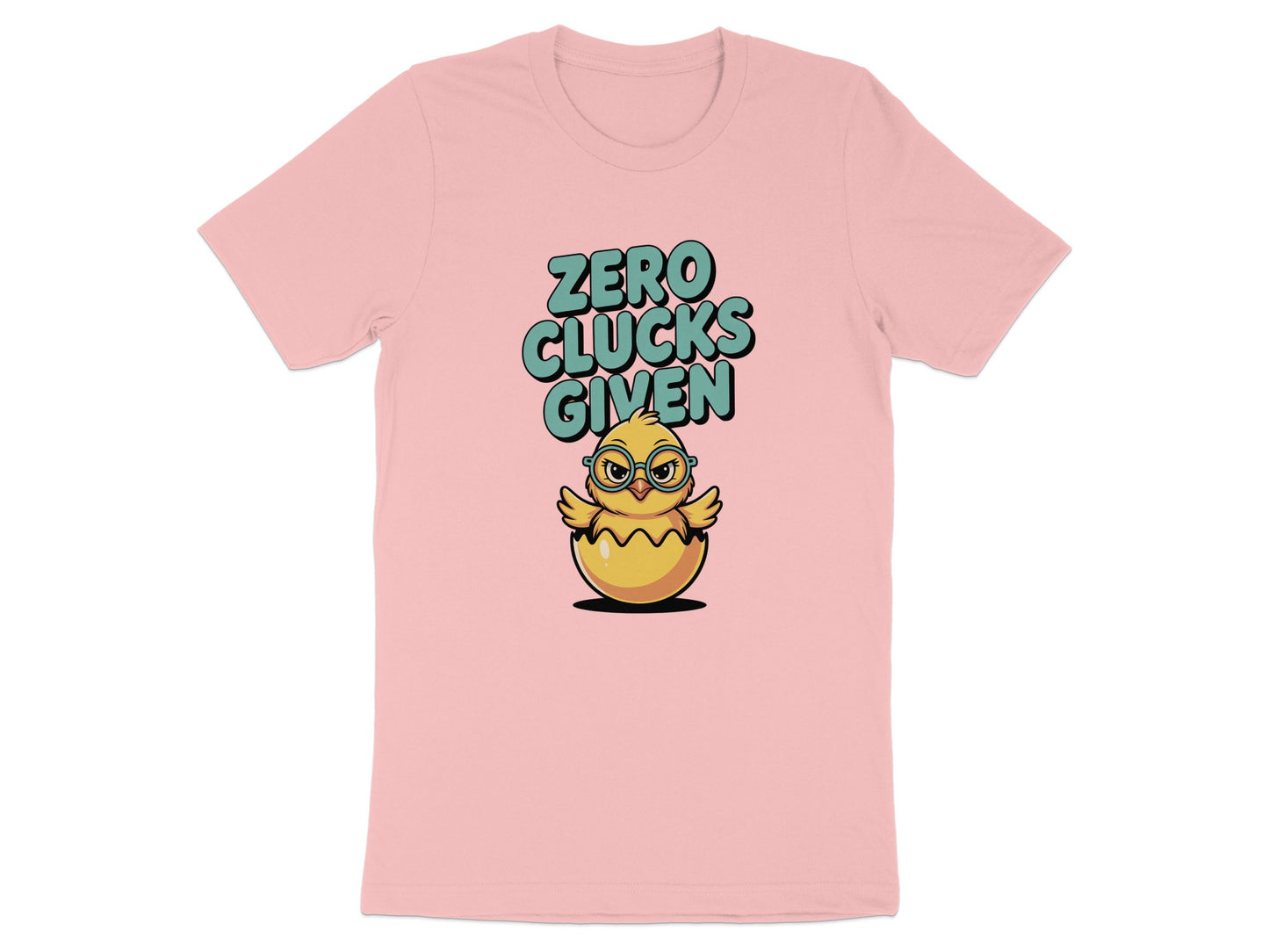 Zero Clucks Given Funny Chicken Graphic T-shirt product