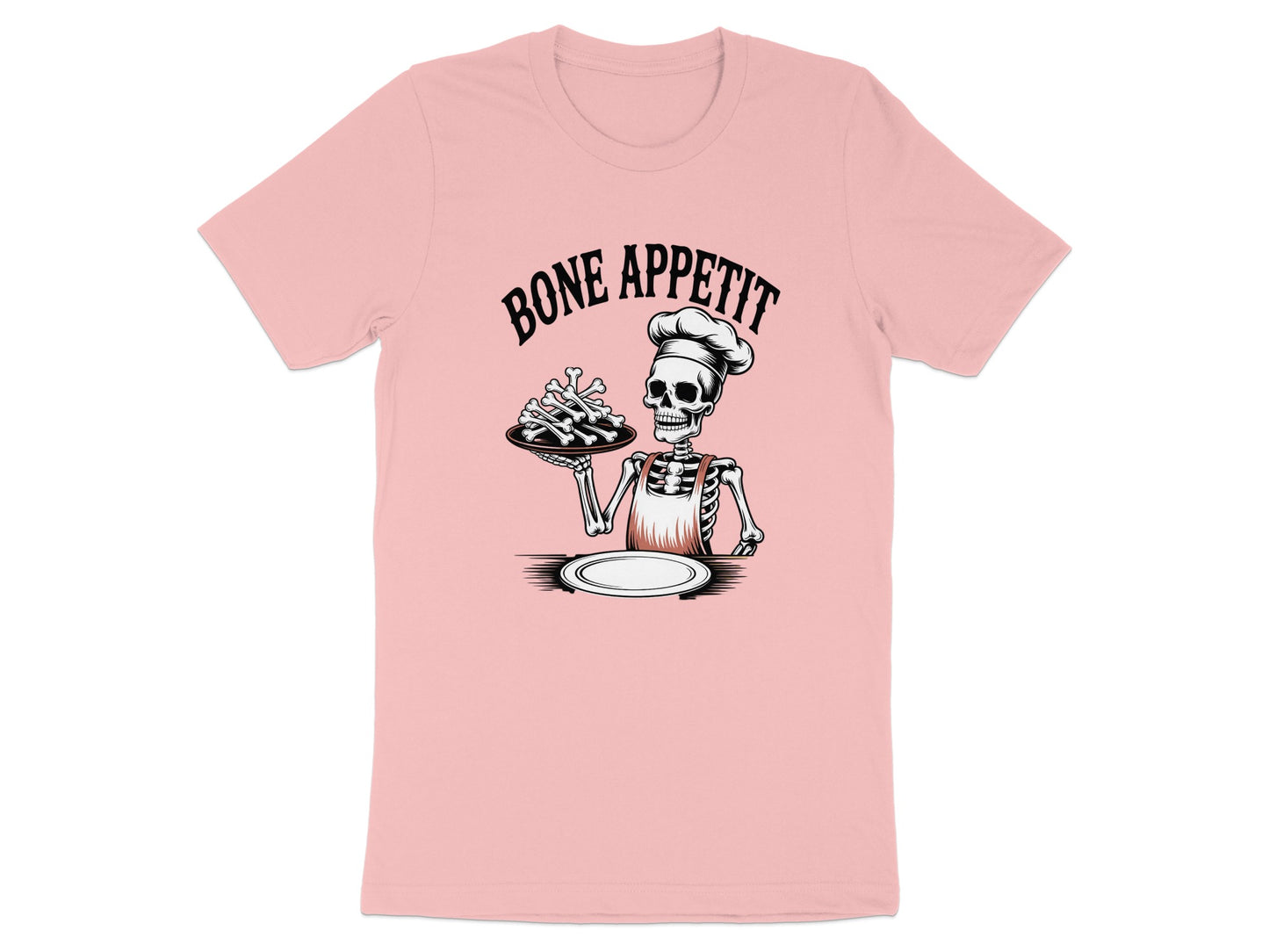 Bone Appetit Skeleton Chef Graphic T-Shirt product type