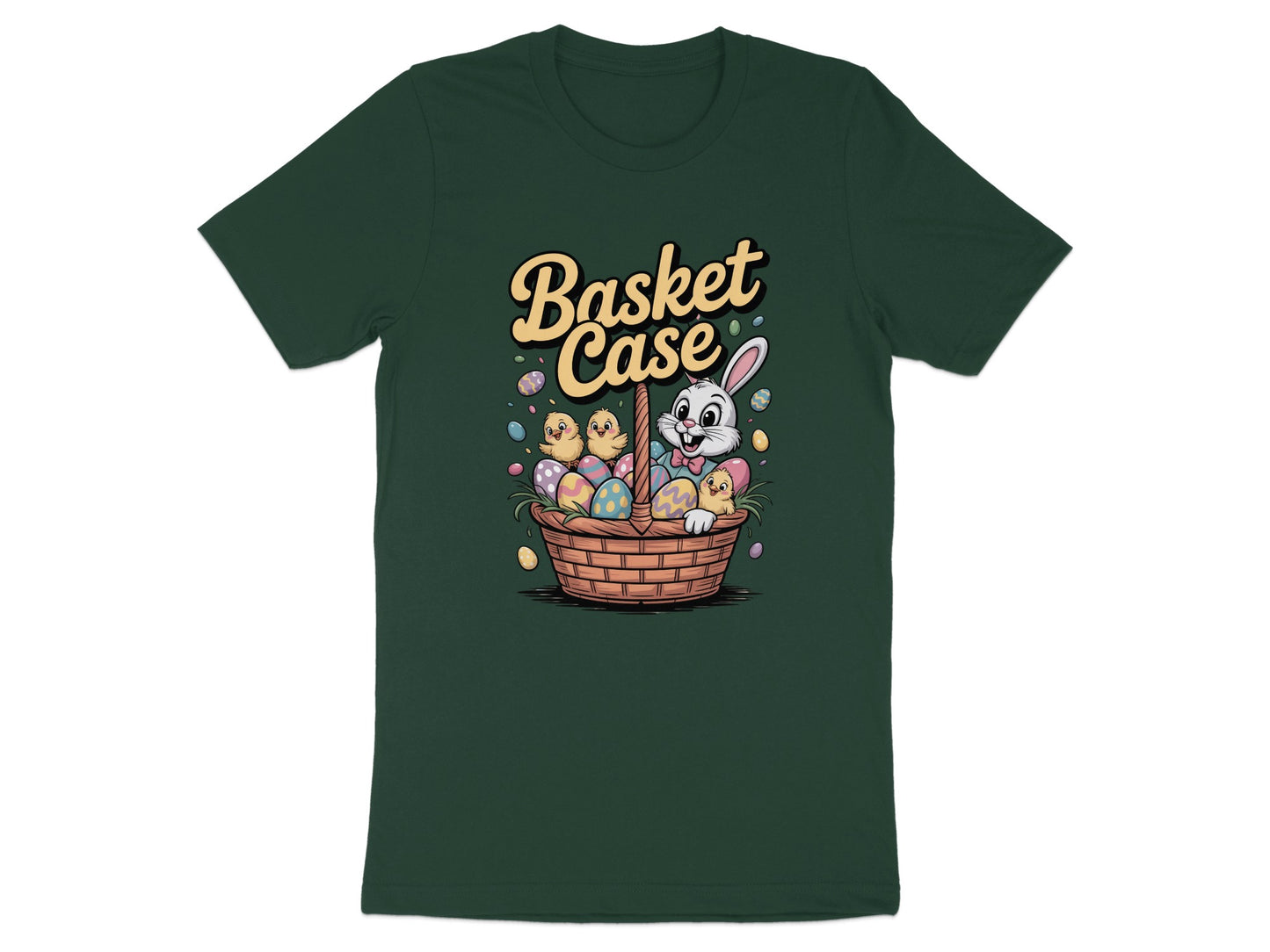 Basket Case With Bunny And Eggs Graphic T-shirt product