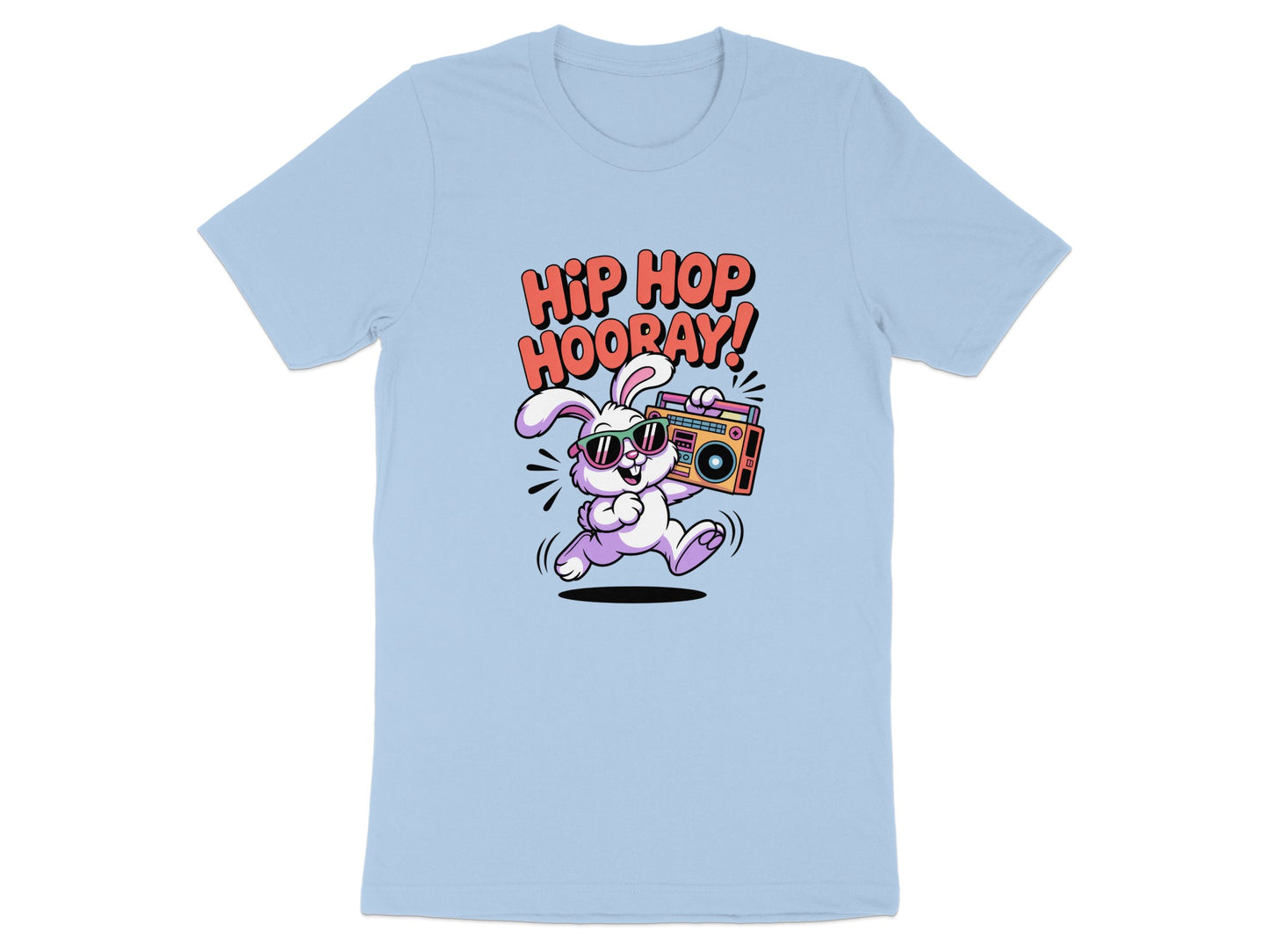 Hip Hop Hooray Bunny Graphic Design T-Shirt product