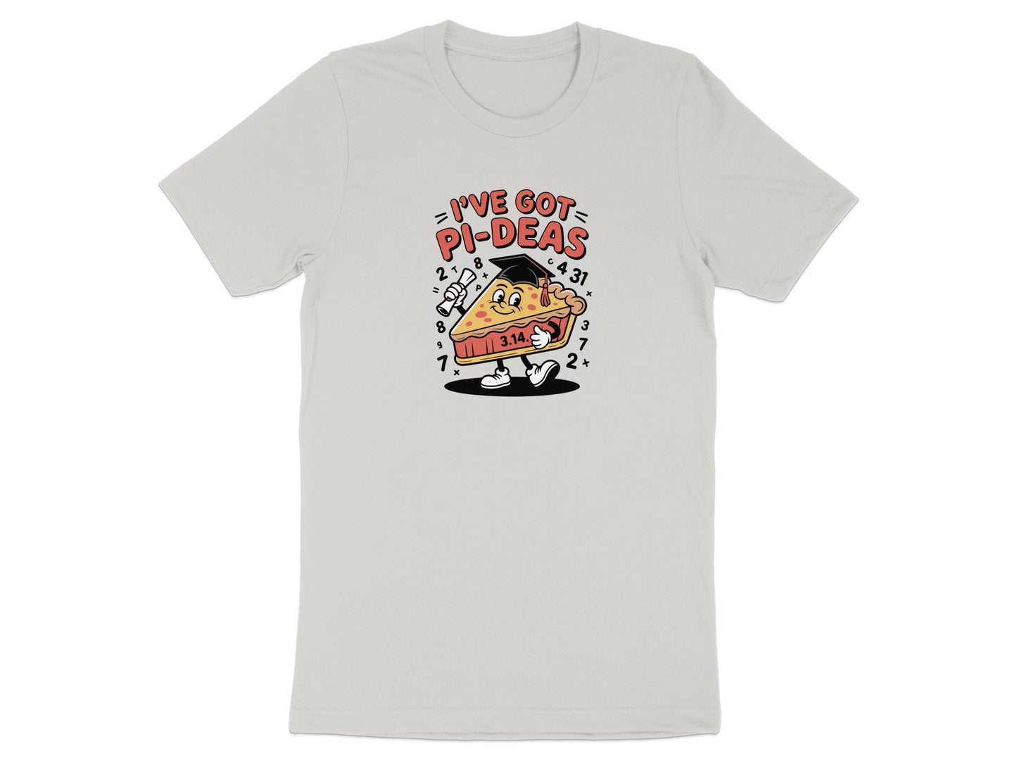 I've Got Pi-deas Funny Math Pizza Graphic T-shirt product