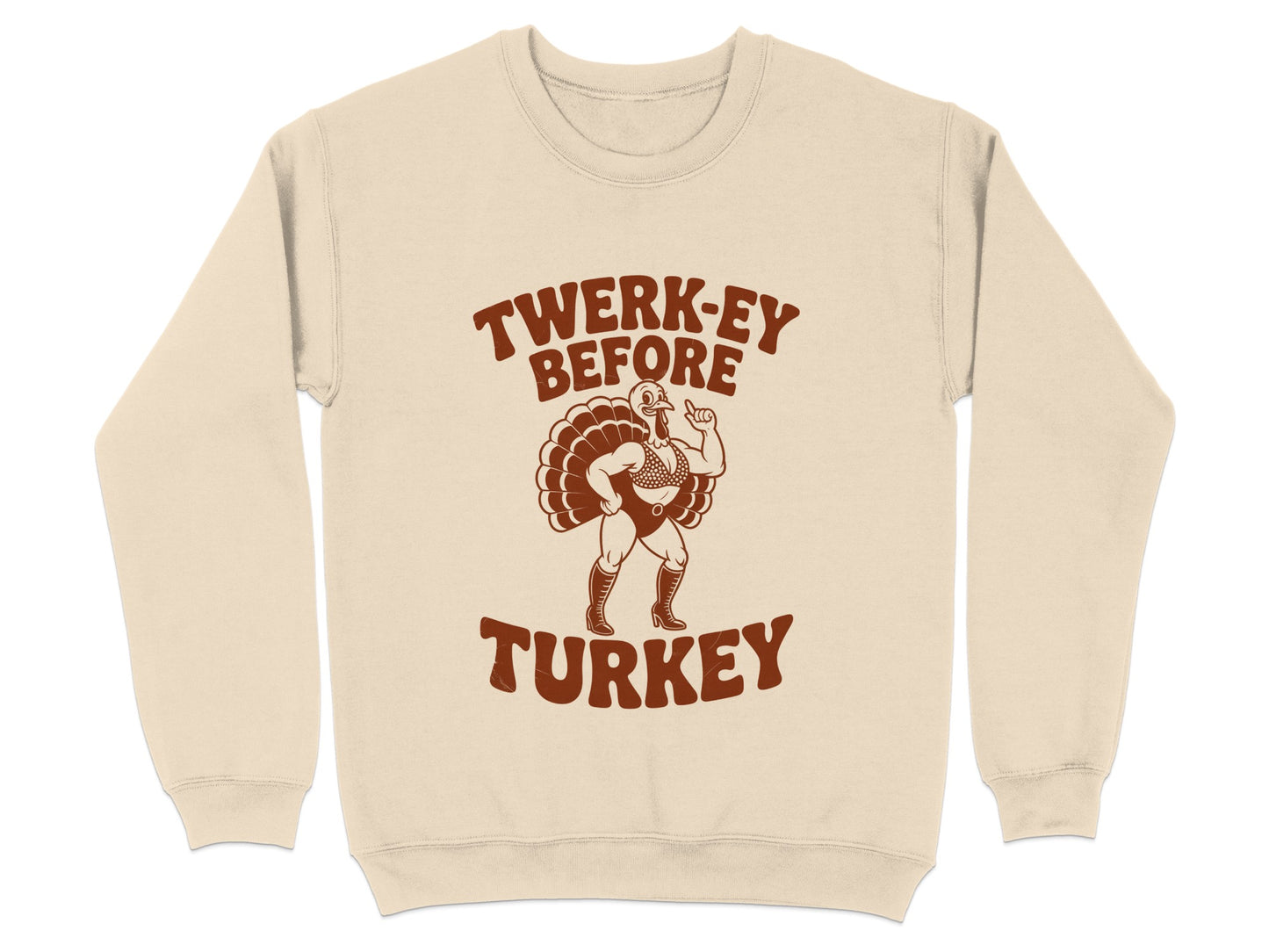 Twerky Ey Before Turkey Graphic Sweatshirt product type