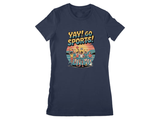 Yay Go Sports Graphic T-Shirt for Sports Fans product