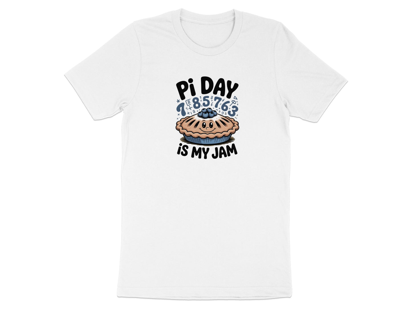 Pi Day Is My Jam Fun Graphic T Shirt product type