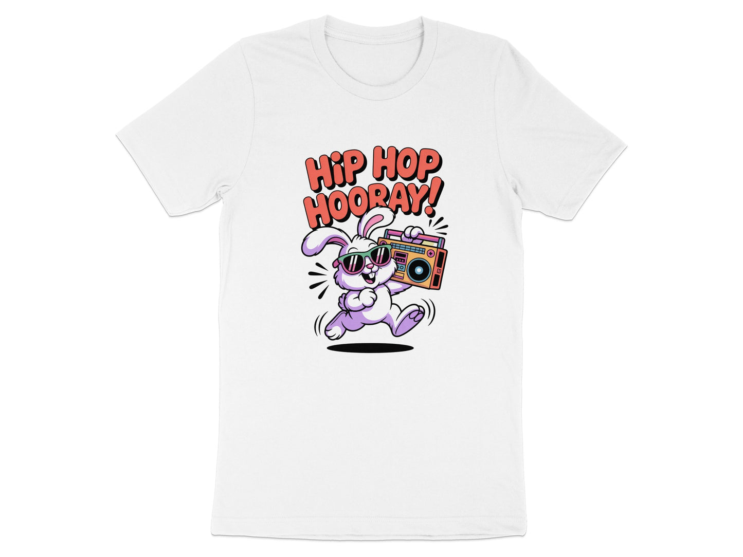 Hip Hop Hooray Boombox Bunny Graphic T-Shirt product type