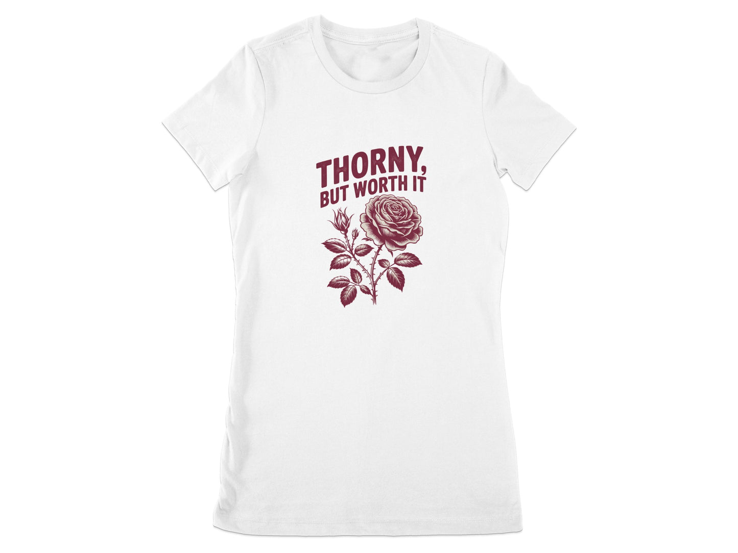 Thorny But Worth It Rose Graphic T-Shirt product