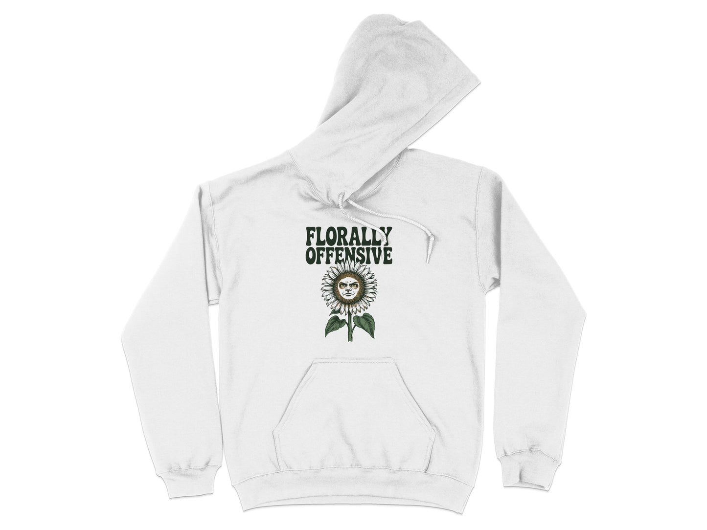 Florally Offensive Funny Graphic Hoodie product