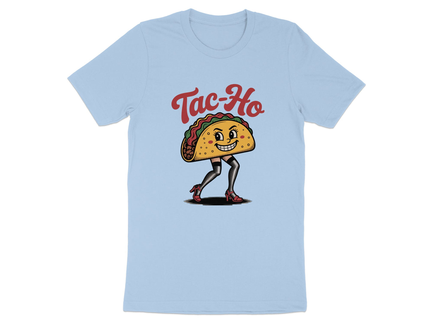 Fun Graphic Tac-Ho Smiling Taco Design T-Shirt product type