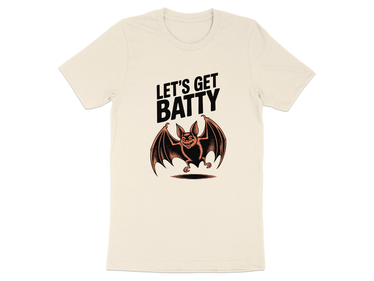 Let's Get Batty Graphic Bat Print Tee Shirt product