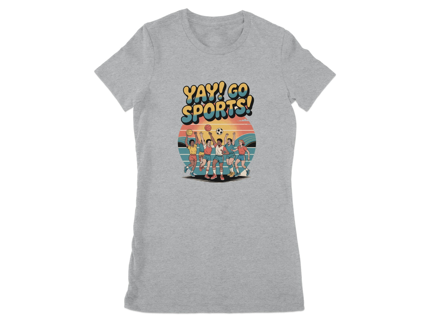 Yay Go Sports Graphic Design T-Shirt product