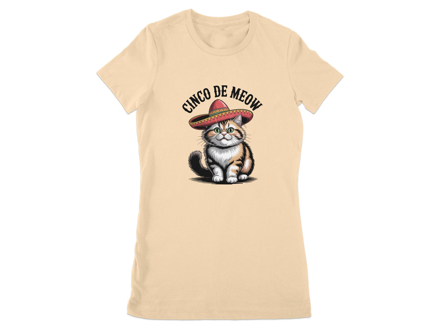 Cinco De Meow Cat Wearing Sombrero Graphic product type