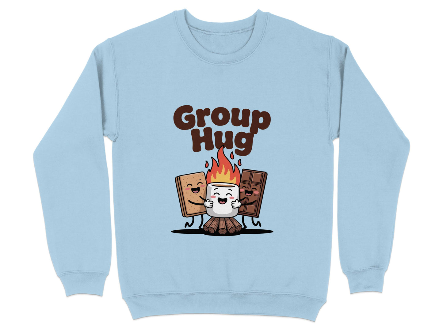 Group Hug Cute Illustrated Characters Sweater product type