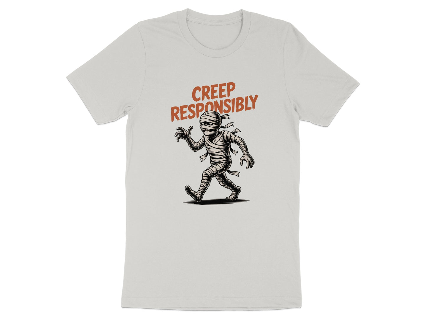 Creep Responsibly Mummy Walking Graphic Tee product type