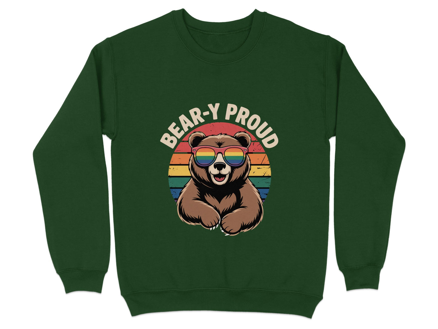 Bear-Y Proud Bear with Sunglasses Sweatshirt product