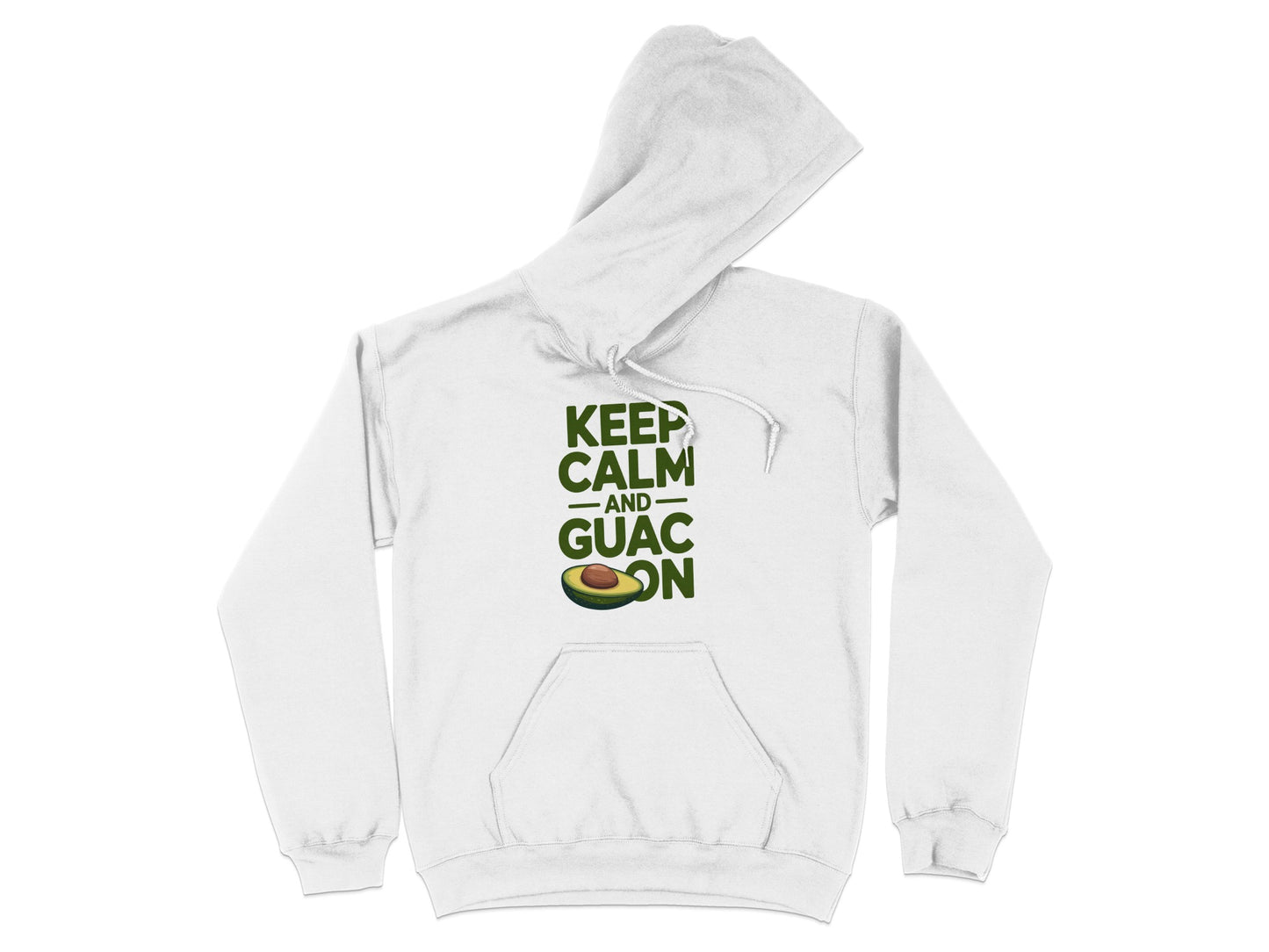 Keep Calm And Guac On Stylish Graphic Hoodie product