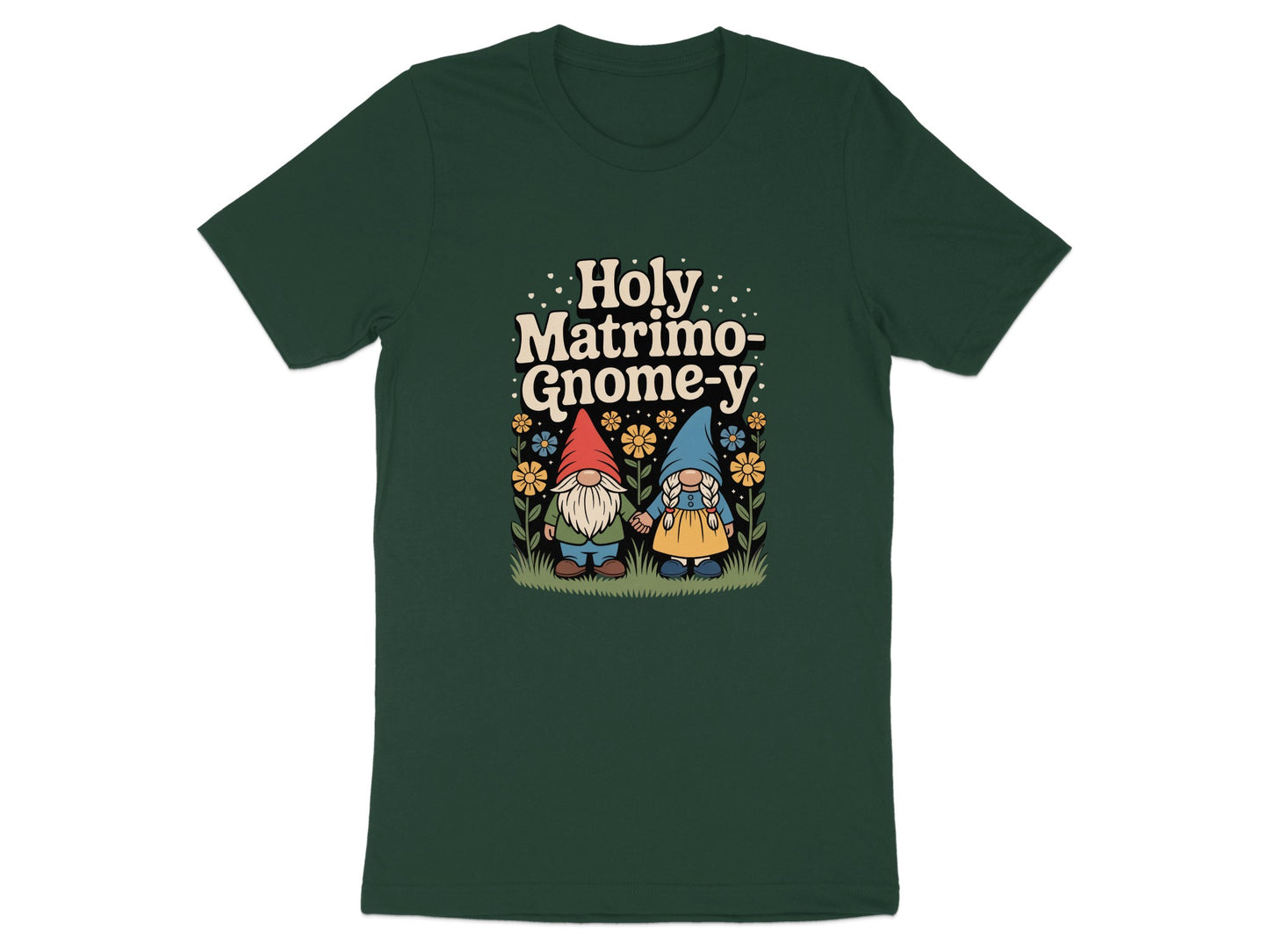 Holy Matrimo-Gnome-y Garden Gnomes T-Shirt product