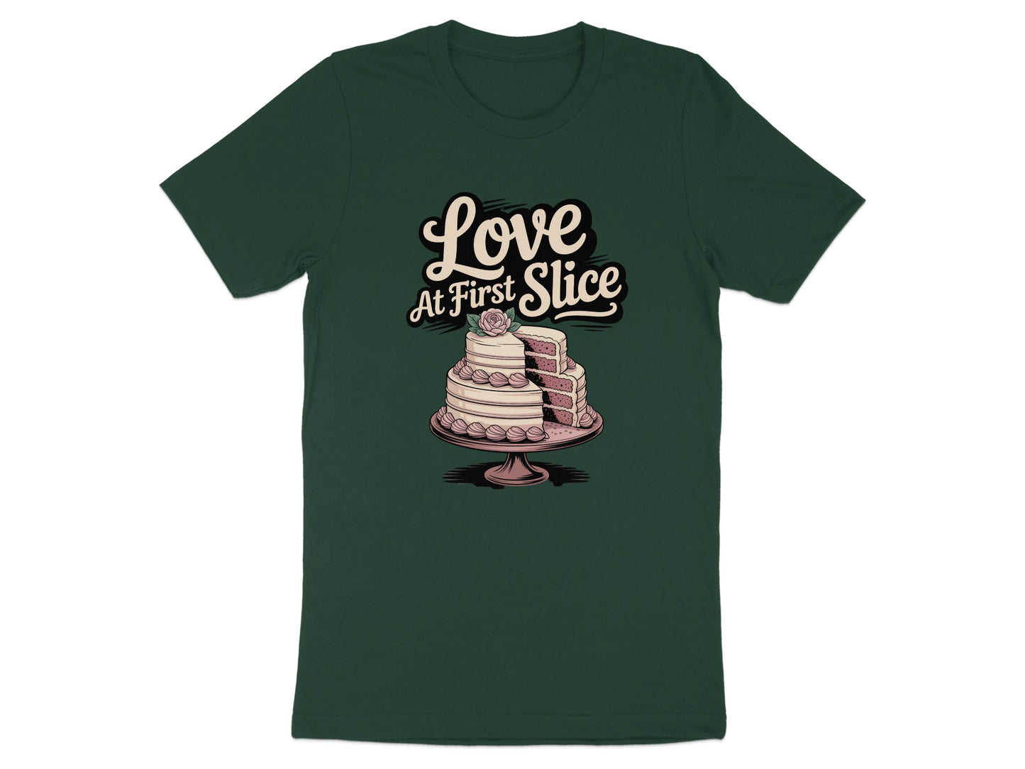 Love At First Slice Graphic Printed T-shirt product type