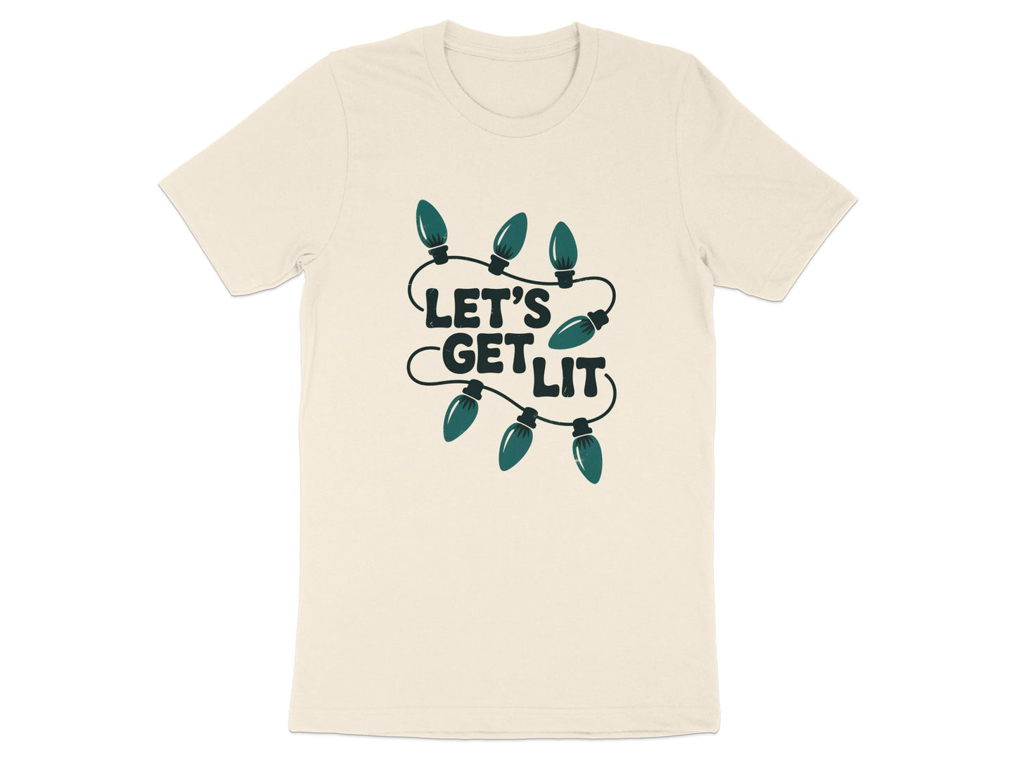 Let's Get Lit String Lights Funny Shirt product type