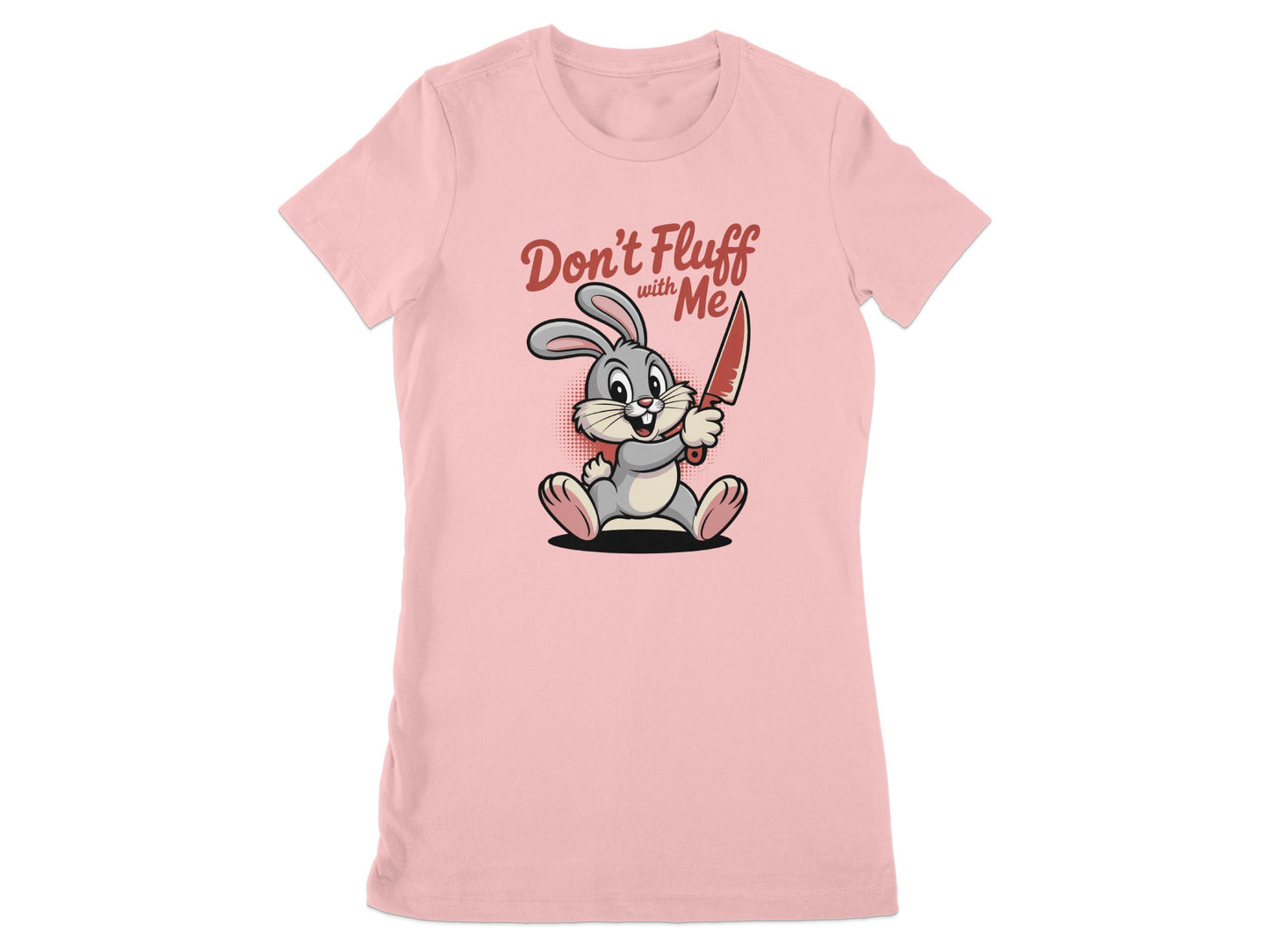 Don't Fluff with Me Bunny Graphic T-Shirt product type