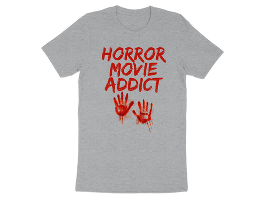 Horror Movie Addict Graphic Tee Shirt product type