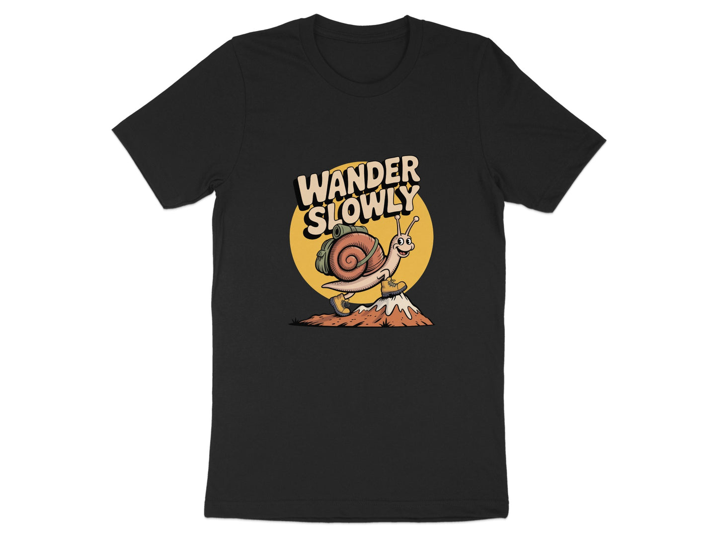 Wander Slowly Snail Graphic T-Shirt product type