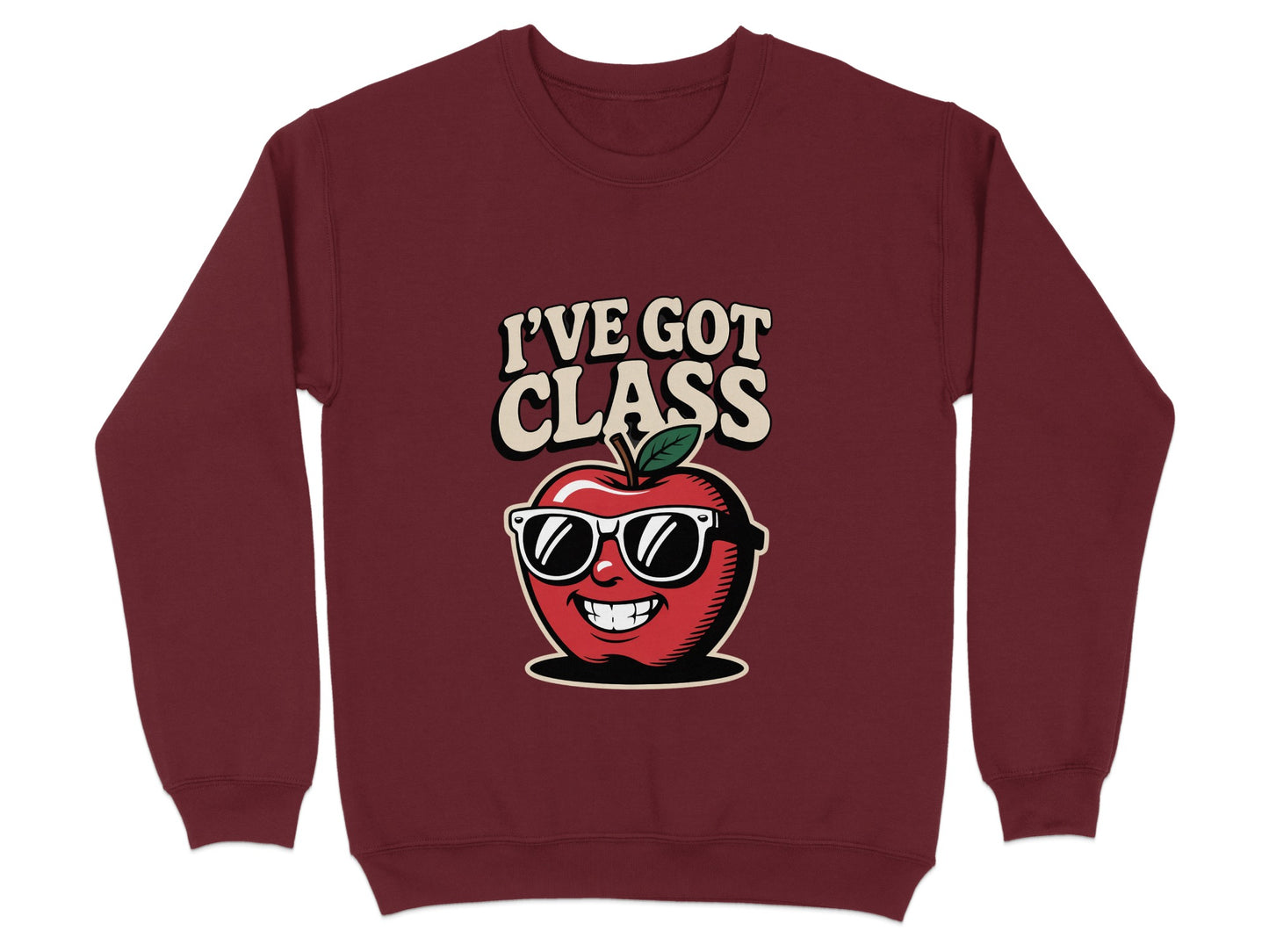 I've Got Class with Cool Apple Design Sweatshirt product