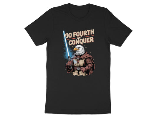 Go Fourth And Conquer Eagle Design T-Shirt product type