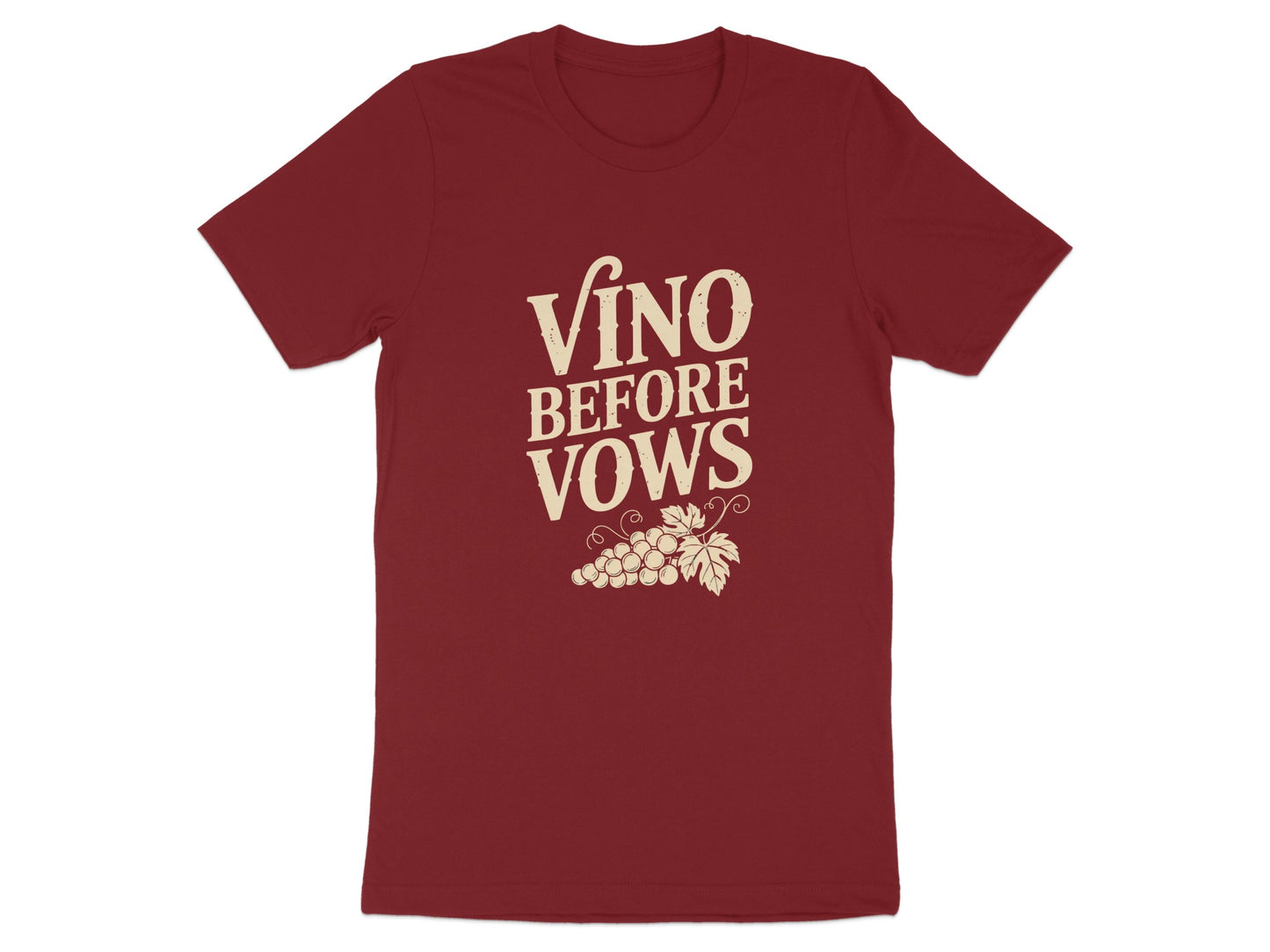 Vino Before Vows Graphic Statement T-Shirt product