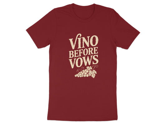 Vino Before Vows Graphic Statement T-Shirt product