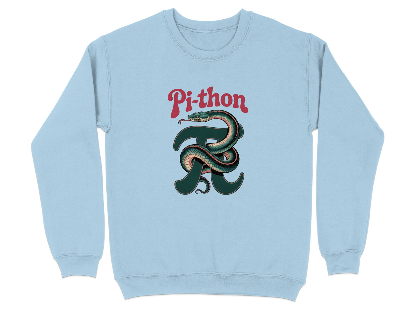 Pi-Thon Sweater with Retro Snake Design product type