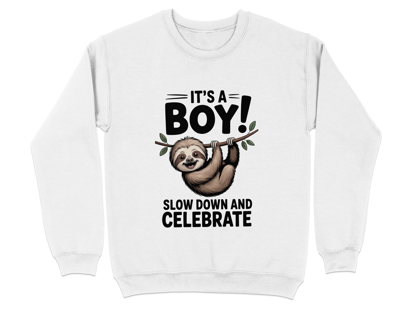 It's a Boy Slow Down and Celebrate Sweatshirt product type