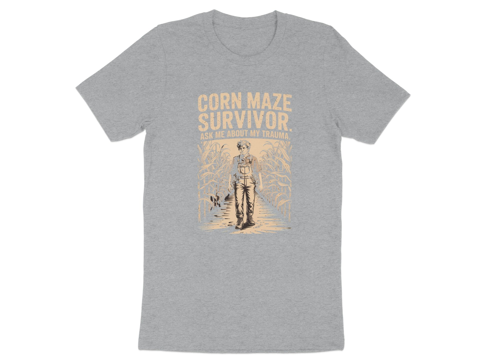 Corn Maze Survivor Ask Me About My Trauma Shirt product