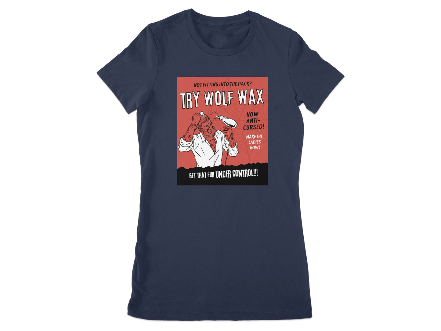 Try Wolf Wax Anti Cursed Graphic T-Shirt product