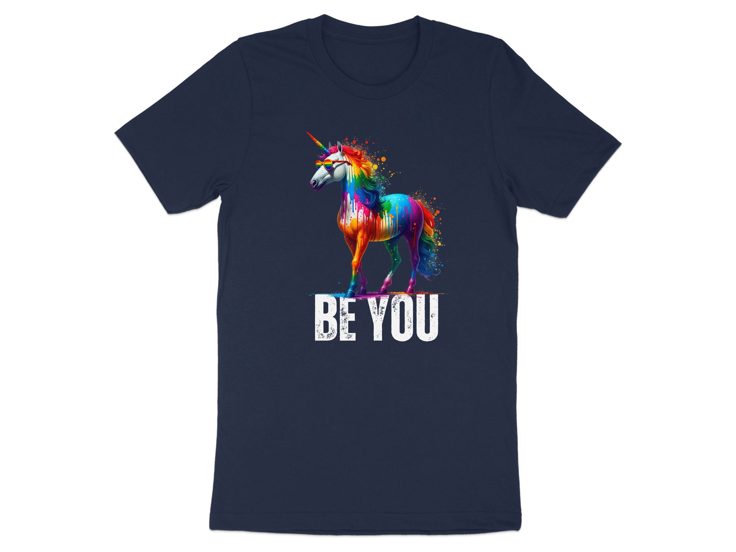 Vibrant Be You Unicorn Design T-Shirt product