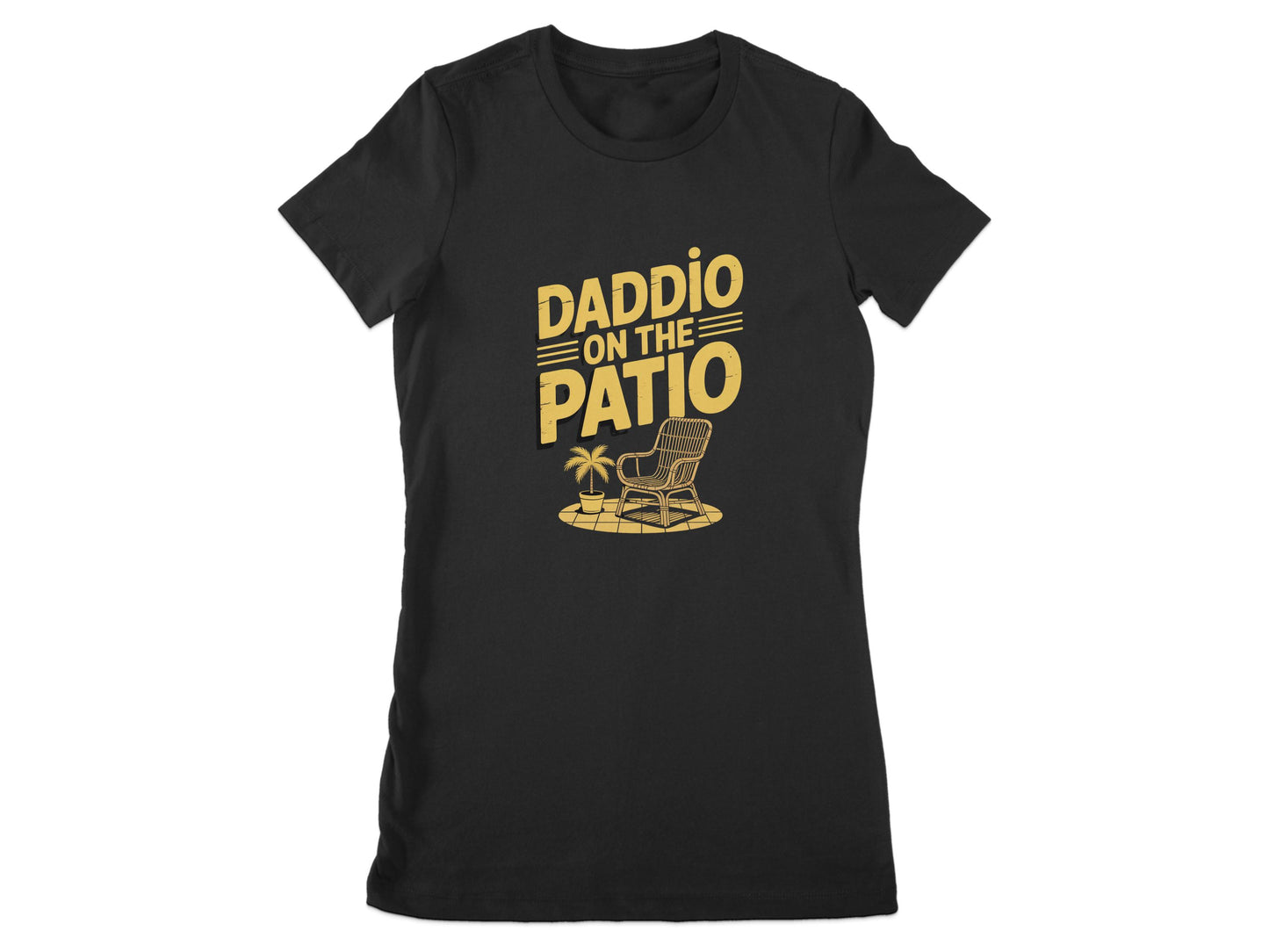Daddio On The Patio Black Graphic T-Shirt product type