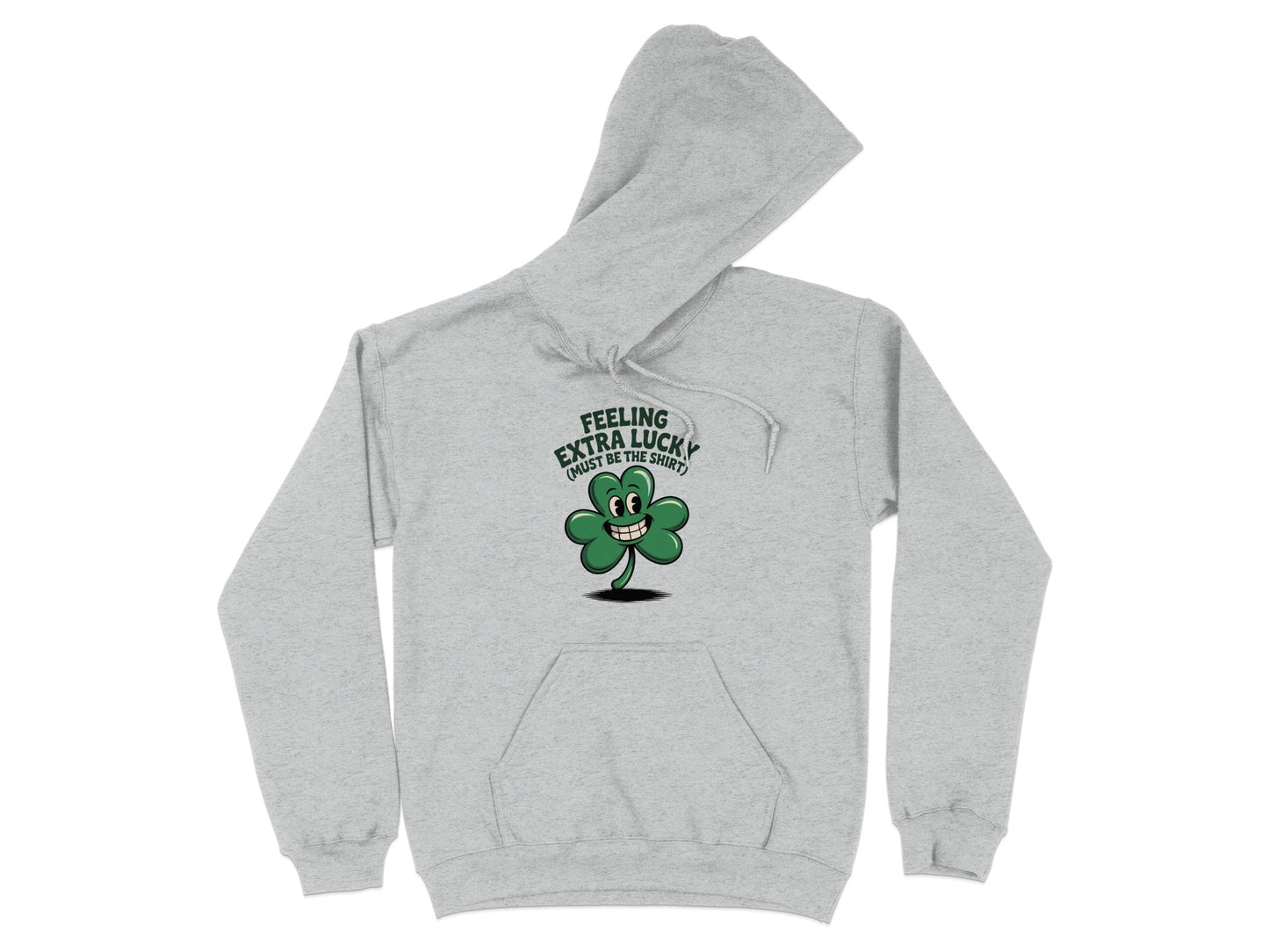 Feeling Extra Lucky Hoodie with Happy Shamrock product